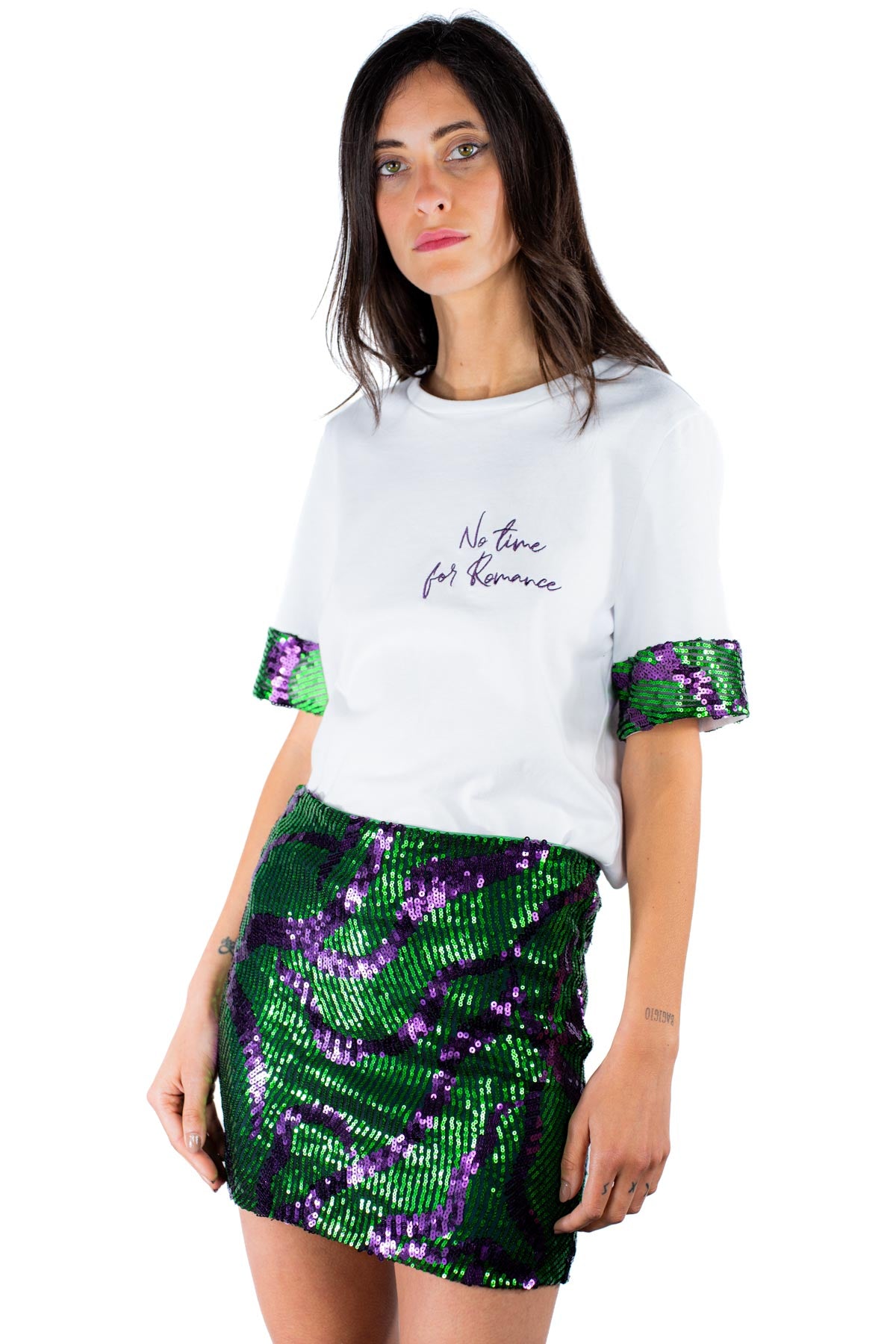 Minigonna paillettes