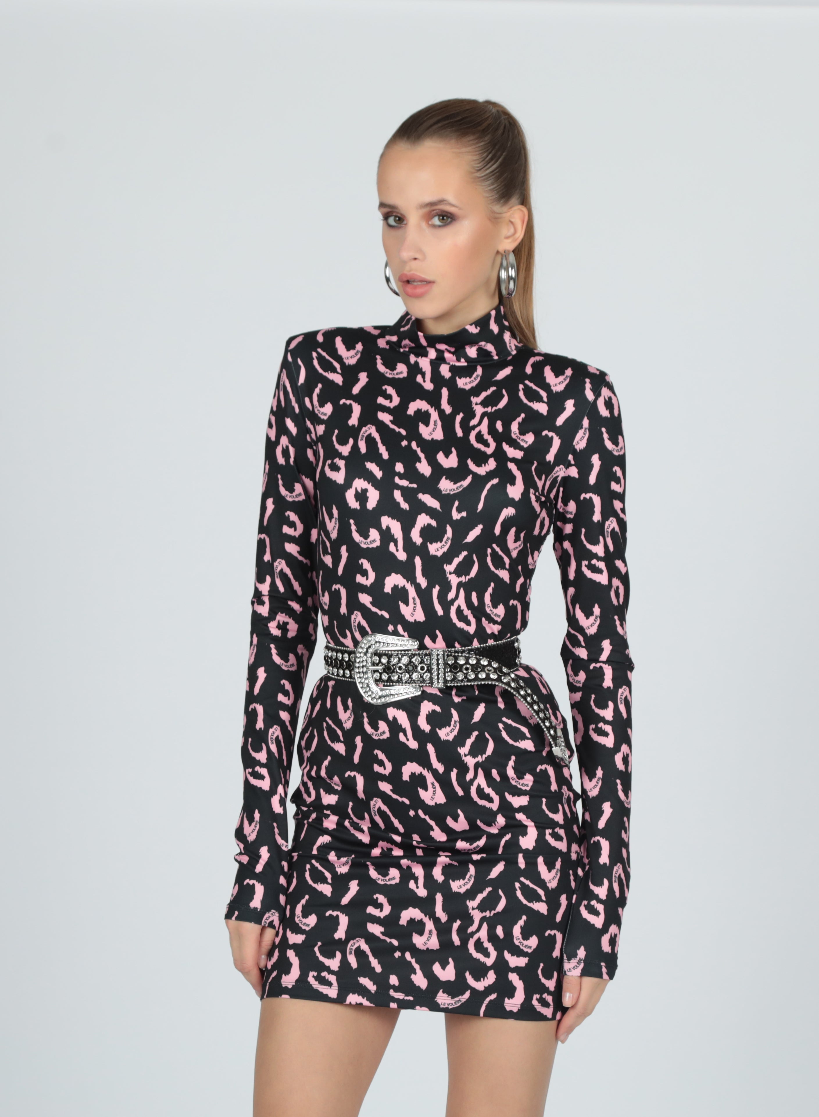 Cintura texana in strass nera o rosa