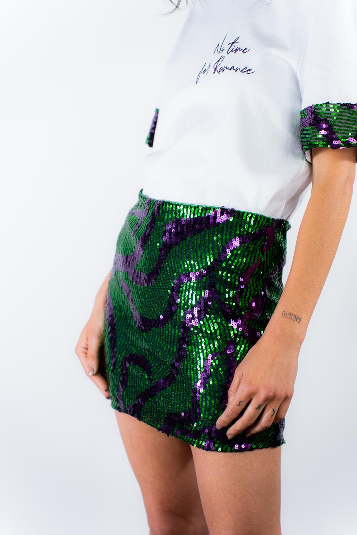 Minigonna paillettes